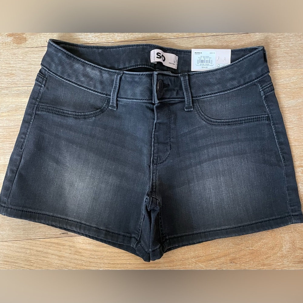 Stylish Black Denim kids Shorts